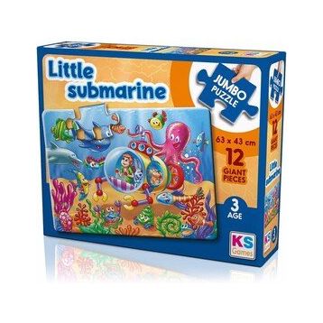 Ks Games 12 Parça Little Submarine Jumbo Boy Puzzle