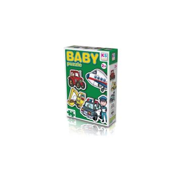 KS Games 12004 Meslekler Ve Taşıtlar Baby Puzzle