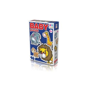 KS Games 153.P.PUZL.005.1800 Orman Hayvanları Baby Puzzle