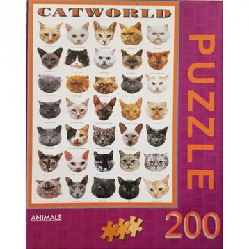KS Games 200 Parça Kedi Puzzle
