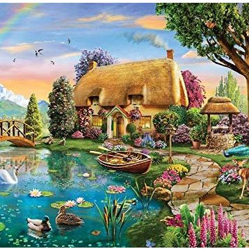 KS Games 2000 Parça Lakeside Cottage Puzzle
