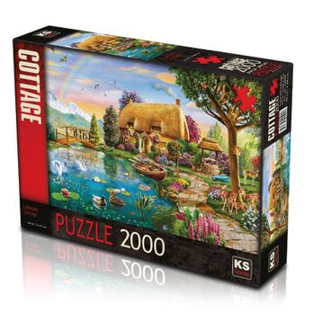 KS Games 2000 Parça Lakeside Cottage Puzzle