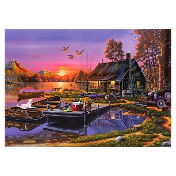 KS Games 2000 Parça Lakeside Cottage Puzzle