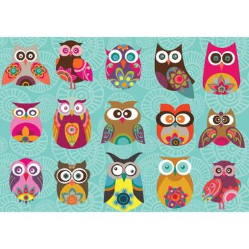 KS Games 20011 500 Parça Multi Owls Puzzle