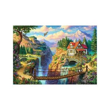 KS Games 20012 500 Parça House On The Cliff Puzzle