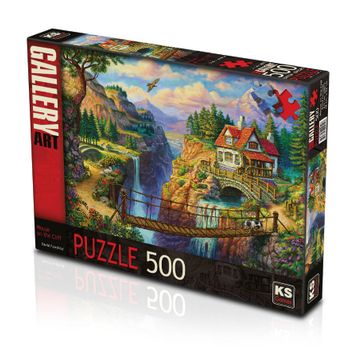 KS Games 20012 500 Parça House On The Cliff Puzzle