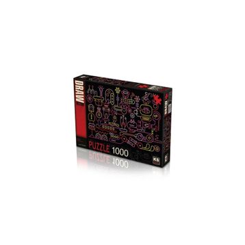 KS Games 20518 1000 Parça Robot Workshop Puzzle