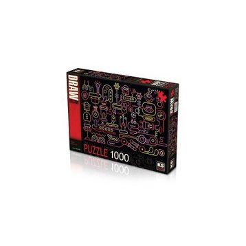 KS Games 20518 1000 Parça Robot Workshop Puzzle