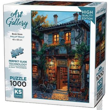 KS Games 20790 Book Store 1000 Parça Puzzle