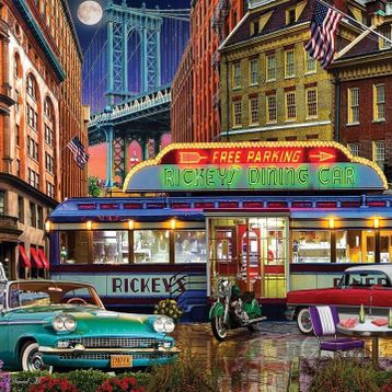Ks Games 22017 1500 Parça Rickeys Diner Puzzle