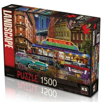 Ks Games 22017 1500 Parça Rickeys Diner Puzzle