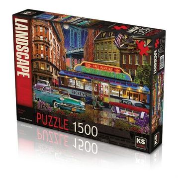 Ks Games 22017 1500 Parça Rickeys Diner Puzzle