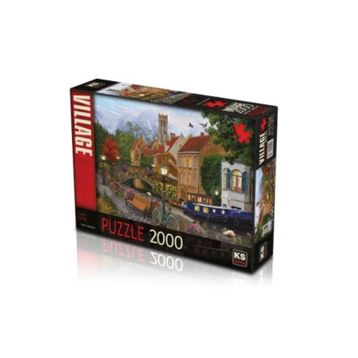 KS Games 22509 2000 Parça Canal Living Puzzle
