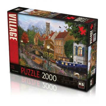 KS Games 22509 2000 Parça Canal Living Puzzle
