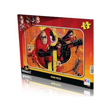 KS Games 24 INC 704 Incredibles 2 Frame Puzzle