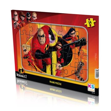 KS Games 24 INC 704 Incredibles 2 Frame Puzzle