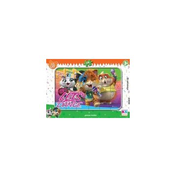 KS Games 24 Parça 44 Cat Frame Puzzle