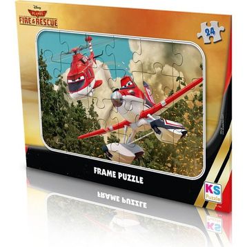 Ks Games 24 Parça Frame Planes Çocuk Puzzle