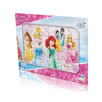 Ks Games 24 Parça Princess Frame Puzzle