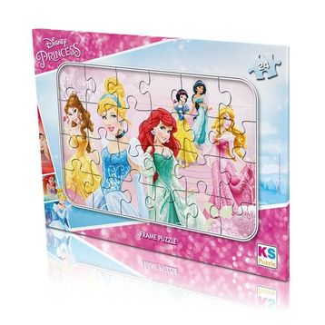 Ks Games 24 Parça Princess Frame Puzzle