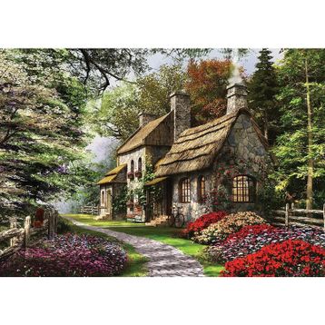 KS Games 24009 200 Parça Carnation Cottage Puzzle
