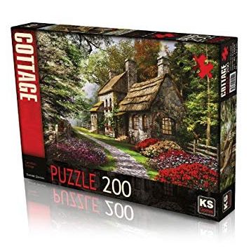 KS Games 24009 200 Parça Carnation Cottage Puzzle