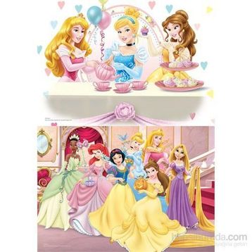Ks Games 2'li Disney Princess 35+60 Parça Puzzle