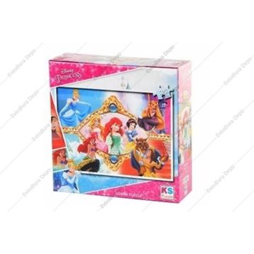Ks Games 2'li Disney Princess 35+60 Parça Puzzle