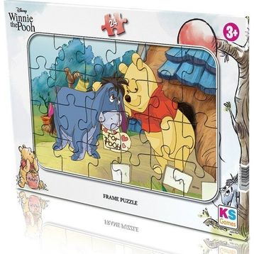 KS Games +3 Yaş Winnie The Pooh 24 Parça Frame Puzzle