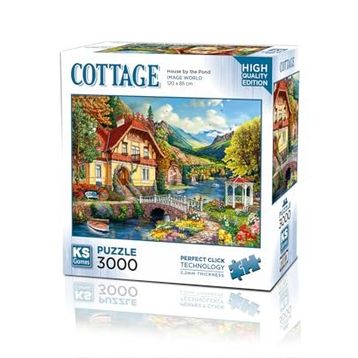 KS Games 3000 Parça Gölet Kenarındaki Ev Puzzle