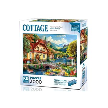 KS Games 3000 Parça Gölet Kenarındaki Ev Puzzle