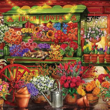 Ks Games 3000 Parça Market Stall Puzzle