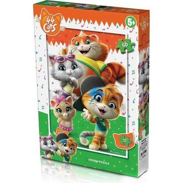 KS Games 44 Cats 50 Parça Puzzle