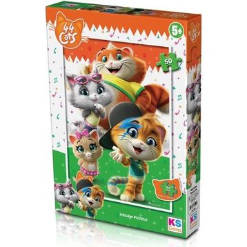 KS Games 44 Cats 50 Parça Puzzle