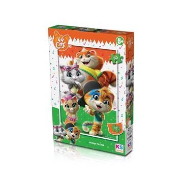 Ks Games 44 Cats Puzzle 50 Parça Puzzle