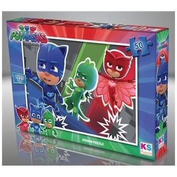 Ks Games 50 Parça Pİjamaskeliler Çocuk Puzzle