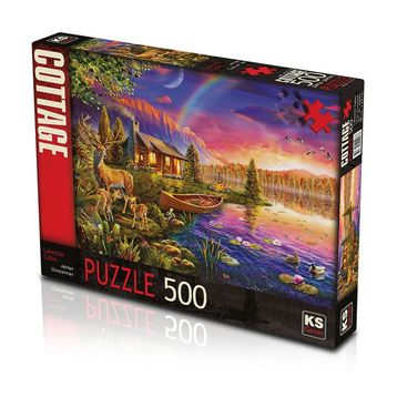 KS Games 500 Parça Lakeside Cabin Puzzle