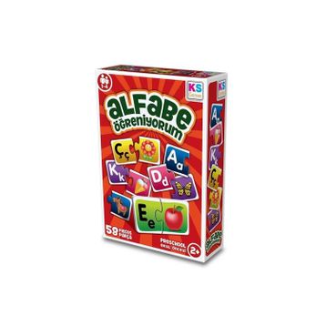 Ks Games Alfabe Öğreniyorum 58 Parça Puzzle