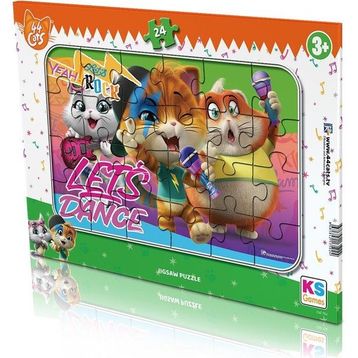KS Games Bafi Kediler (44 Kedi/44 Cat-Buffy Kediler) Puzzle 24 Parça