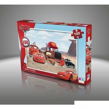 Ks Games Cars 100 Parça Çocuk Puzzle