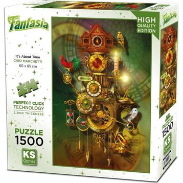 KS Games Ciro Marchetti 1500 Parça Its About Time Puzzle
