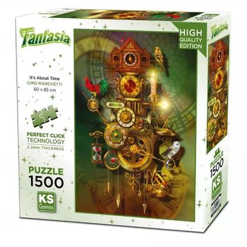 KS Games Ciro Marchetti 1500 Parça Its About Time Puzzle