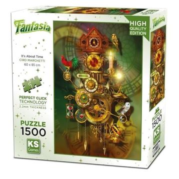 KS Games Ciro Marchetti 1500 Parça Its About Time Puzzle