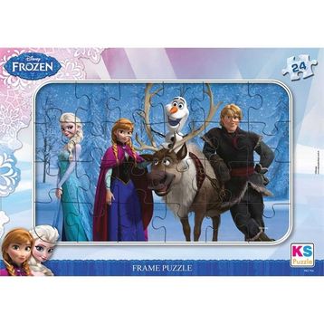 Ks Games Disney Frozen 24 Parça Frame Puzzle