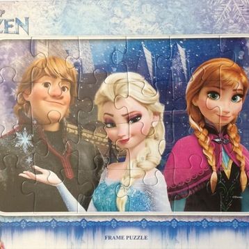 Ks Games Disney Frozen 24 Parça Frame Puzzle