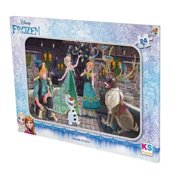 Ks Games Disney Frozen 24 Parça Frame Puzzle