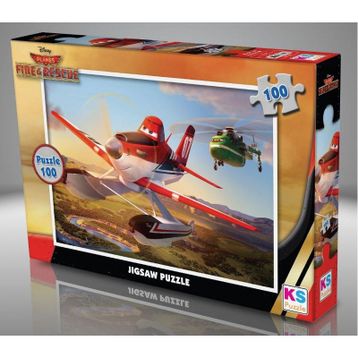 KS Games Disney Planes 100 Parça Puzzle