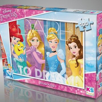 KS Games Disney Prenses 100 Parça Puzzle