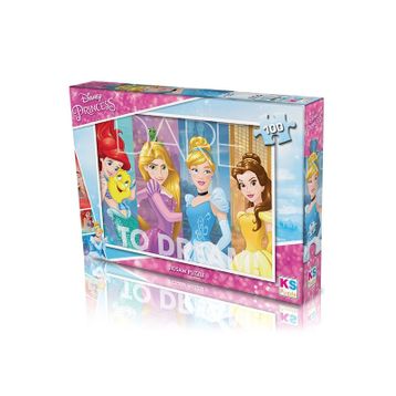 KS Games Disney Prenses 100 Parça Puzzle