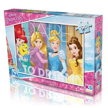KS Games Disney Prenses 100 Parça Puzzle